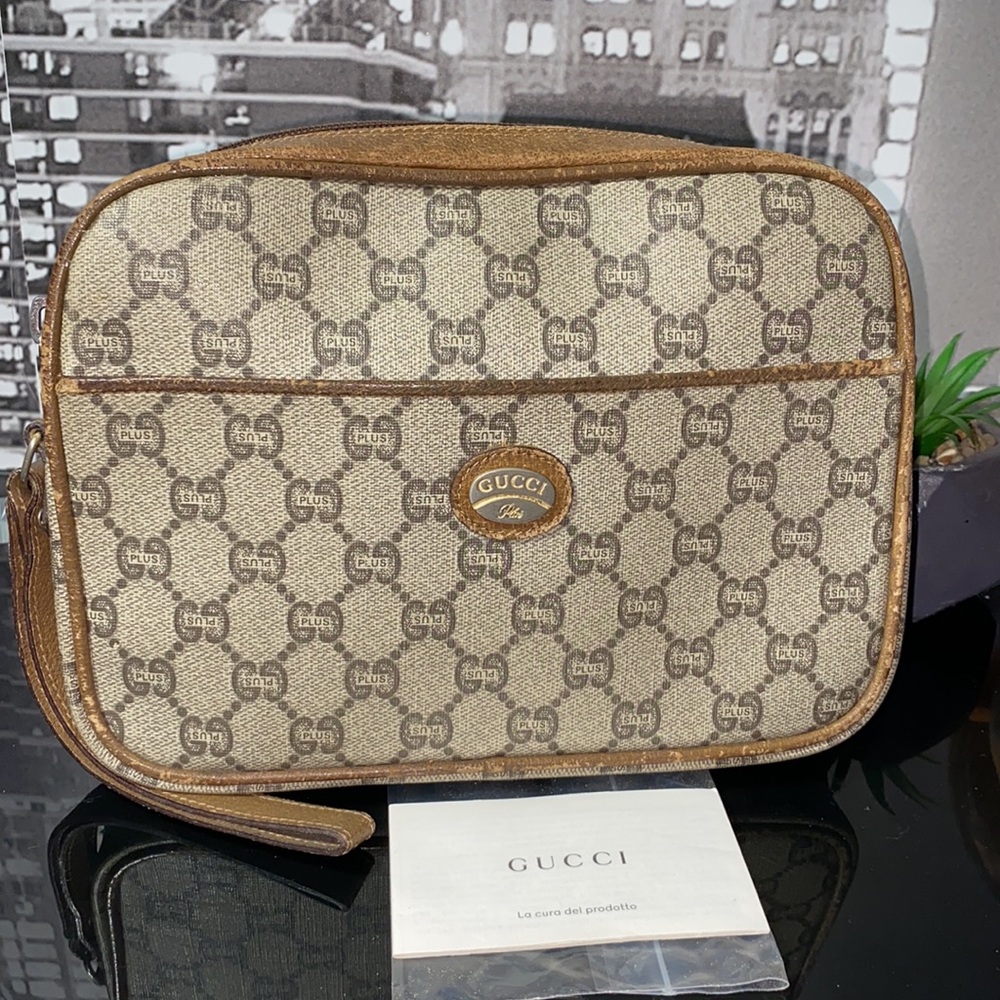 SOLDAuthentic Gucci GG Plus Bag - Picture 3 of 16